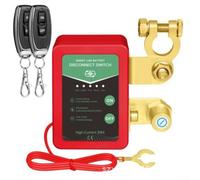 Interruptor de desconexión de batería de coche con control remoto de 12 voltios para cortar automáticamente la energía por debajo de 11 8 V para protección de la batería, adecuado para barcos