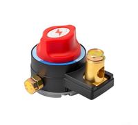 Interruptor de desconexión de batería de coche, interruptor de apagado de cobre puro de 12 V/24 V, apagado rápido, protección antidrenaje, resistente a la erosión para coches, camiones, barcos