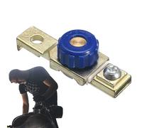 Interruptor de desconexión de batería de motocicleta - ABS de aleación de zinc | herramienta de seguridad compacta de 6,3 x 2 cm, orificio de tornillo de 0,6 cm, motocicleta, vehículo eléctrico