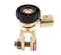 Interruptor de desconexión de batería, metal universal de 12 V para evitar el robo, reducir la pérdida de corriente, interruptor de apagado para el automóvil(negro)