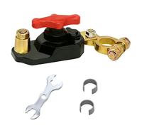 Interruptor de desconexión de batería para coche, transmisión estable, ajustable, de cobre puro de alta conductividad, 12V, interruptor inteligente para coches, barcos, caravanas y camiones.