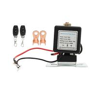 Interruptor de Desconexión de Batería Remota, Interruptor de Apagado de Coche de 24 V 500 A con 2 Mandos A Distancia, Antirrobo, Evita el Drenaje de la Batería, Interruptor de