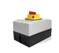 Interruptor de desconexión de dos posiciones ON-OFF, 63 A, 3 polos, con leva de cambio y carcasa impermeable IP65(Black Base 3P)