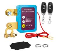 Interruptor de desconexión inalámbrico teledirigido para automóviles: interruptor de separación de batería 12 V 240 A, interruptor de desconexión de batería de 12 V con mando a distancia, interruptor