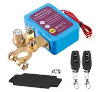 Interruptor de desconexión inalámbrico teledirigido para coche, 12 V 240 A, interruptor de apagado automático, interruptor de separación de batería remota con 2 mandos a distancia, relé de separación