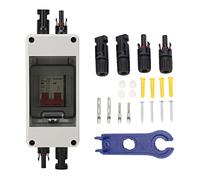 Interruptor de Desconexión Solar con Disyuntor para Sistemas de Paneles Solares Fotovoltaicos y Vehículos Recreativos (16A)