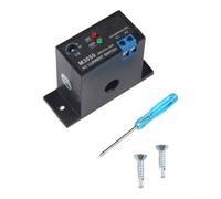 Interruptor de detección de corriente para relé M3050/M3056 AC 0 - 30 A sensor con indicador LED para monitoreo inducción, respuesta rápida < 200 ms, ignífugo, ABS, electricidad, industria de la
