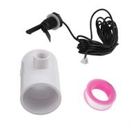 Interruptor de detección de flujo de agua para bombas de piscina, sensor tipo deflector con puerto RJ45, clasificación de 24 V CC