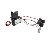 Interruptor de disparo de taladro eléctrico compatible con 16 baterías de 8 V y 18 V, velocidad ajustable y funcionalidad de luz