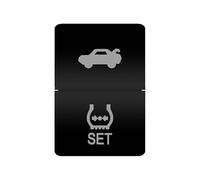 Interruptor de doble pulsador, luz naranja y blanca, 12 V, compatible con Toyota 4 Runner, Carolla, Hilux, Prado, Landcruiser, RAV4, HiAce.(TRUNK SET-momentary)