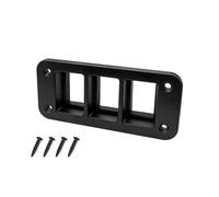 Interruptor de doble pulsador, luz naranja y blanca, 12 V, compatible con Toyota 4 Runner, Carolla, Hilux, Prado, Landcruiser, RAV4, HiAce.(Housing-3 Hole)