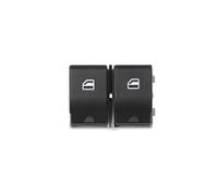 Interruptor de elevación de ventana compatible con Seat para Ibiza 2002-2009 Power Single Window Switch 6Q0959858A 6Q0959858 (negro)