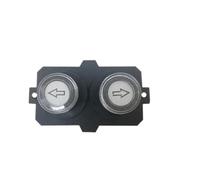 Interruptor de elevación eléctrico de 220 V con botones arriba/abajo, mango de control de cabrestante de elevación de grúa para accesorios de ascensor doméstico (220 botones arriba y abajo (negro)