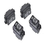 Interruptor de elevalunas eléctrico, control de vidrio montado en consola, paquete de 4 for Mercedes W124 W126 W201 for modelos 1248204510 1248204610, piezas de repuesto for automoción DIY