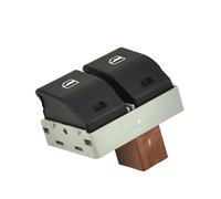 Interruptor De Elevalunas Eléctrico De 4 Pines Para Seat Para Ibiza Para Córdoba 2002 2003 2004 2005 2006 2007 2008 2009 6Q0959858 Interruptor Ventana Coche(Brown base)