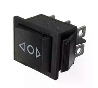 Interruptor de elevalunas eléctrico para coche, 12 V, 6 pines, DPDT, interruptor basculante momentáneo,