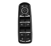 Interruptor de elevalunas Para Cayenne 2011-2018 Para Macan 14-18 Para Panamera 10-16 Botón Interruptor Ventana Eléctrico Delantero Izquierdo Coche Botonera Elevalunas(With Child Button)