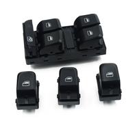 Interruptor de elevalunas para Puerta A5 A4 para Allroad para Quattro B8 Q5 8K0959851A 4GD959855 8KD 959 855 para Interruptor Maestro 3 Piezas Botón de Ventana (Interruptor de Ventana Cromado)