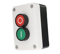 Interruptor de emergencia rojo y verde, Pulsadores XEL-2 440 (V) 10(A) de parada de emergencia en rojo y verde.
