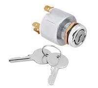Interruptor de encendido, 12V Universal Car Auto 4 posiciones ON OFF Start Controles del interruptor de encendido con 2 teclas Interruptor de arranque del motor para automóviles Motocicletas Barcos SP