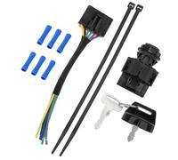 Interruptor de encendido 3 posiciones 6 pines para Polaris con llave arnés de cables