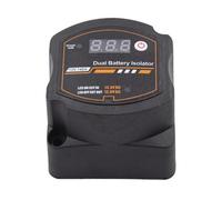 Interruptor de encendido Aislador de batería dual 12 V y 140 A, relé sensible al voltaje, VSR inteligente, manual automático, para autocaravanas