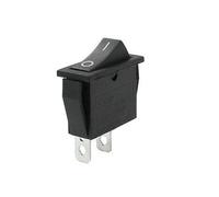 Interruptor de encendido/apagado 2 pines SPST montaje en panel barco Rocker interruptor 250 V/15A 125 V 20A AC