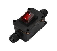 Interruptor de encendido/apagado en línea de alta resistencia, 16 A, 25 A, 4 pines, 2 posiciones, CA 220 V, indicador LED, 1 unidad(25A Red LED Button)