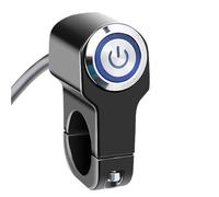 Interruptor De Encendido Apagado Para Faros Delanteros De Motocicleta 22 Mm 7/8" Para Manillar De Motocicleta Para Moto Deportiva Todoterreno Eléctrica Interruptor Botón moto