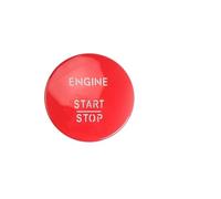 Interruptor de encendido Apto para Mercedes Benz W164 W205 W212 W213 W221 2215450714 Botón de arranque y parada Interruptor encendido del motor sin llave(Red)