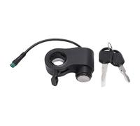 Interruptor de encendido apto para scooter eléctrico Kukirin G2 Pro, resistente al agua, respuesta rápida, bloqueo del interruptor de encendido con 2 llaves
