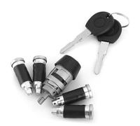 Interruptor de Encendido, Cilindro de Cerradura de Puerta, Llave de Cilindro de Puerta de Encendido para Trans-Porter T4 Ca-Rav-Elle 1990-2003 357905855A, Unidad actuadora de Cerradura de Puerta