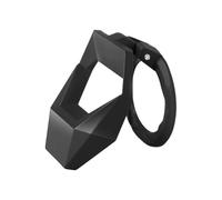 Interruptor de encendido coche Anillo de cubierta para botón arranque y parada motor coche, embellecedor para encendido, interruptor pulsador(Black)