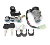 Interruptor De Encendido Compatible Con CN250 Para Helix 1986-2007 35010-KS4-711 Juego Llaves Tapa Combustible Y Cerradura De Encendido Para Motocicleta, Accesorios Modificados Para Motocicleta
