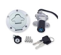 Interruptor de Encendido Compatible con MV AGUSTA F4 1000 2006-2007, cerradura de motocicleta, cerradura de asiento tapa de depósito de combustible de gas con juego de llaves Cerradura de encendido