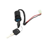 Interruptor de Encendido Compatible con Suzuki GS125 accesorios de motocicleta cerradura de puerta 1 Juego de 4 cables interruptor de bloqueo de encendido con 2 llaves Cerradura de motocicleta