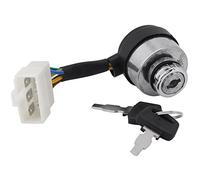 Interruptor de encendido con clave para 2,5 - 6,5 kW Gas Generador 188 F Starter, 6 alambre ignición cilindro de Cerradura con llave