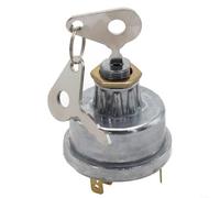 Interruptor de encendido con dos llaves para tractores Massey para Ferguson 35 135 165 175 y para Case Ih 276 434 444 tractores compatibles con Durite 0-351-06 Control de calentador apagado de cuatro