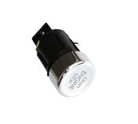 Interruptor de encendido con llave Compatible con VW Tiguan L II 2016-2022 Botón de arranque y parada del motor Interruptor encendido un botón 5NG 959 839 5NG959839(Shiny)