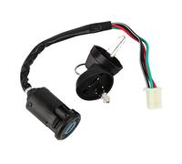 Interruptor de Encendido de 4 Cables, 1 Interruptor de Llave, Interruptor de Encendido Universal Impermeable con Llave, Piezas de Repuesto del Interruptor de Llave de Motocicleta para 50 90 110 125 Cc