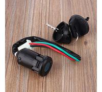 Interruptor de Encendido de 4 Hilos para Motocicleta y ATV, Impermeable con Llave, Universal para Reemplazo Directo