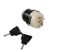 Interruptor de encendido de 9 pines con 2 llaves, compatible con tractor JCB200, interruptor de precalentamiento y excavadora.
