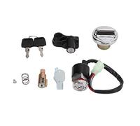 Interruptor de Encendido de Gas, Kit de Cubierta de Reemplazo de 2 Llaves para Candado de Casco para Dax Skyteam