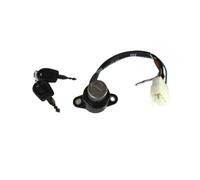 Interruptor de encendido de motocicleta, tapa de combustible, casco, conjunto de candado y llave for asiento, apto for Honda CBT125 CB125T CBT 125 CM125, todos los años(Master lock)