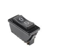 interruptor de encendido del arranque Universal Auto Car Power Window Switch Interruptor de elevación 5 Pin DC 12V 20A Azul/Rojo/Verde Color de luz(01 Green)