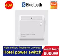 Interruptor de encendido inteligente Bluetooth Tuya con tarjeta - hoteles y B&B