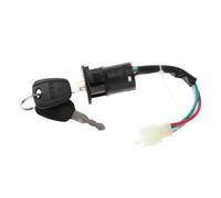 Interruptor de Encendido Interruptor de Llave Eléctrico Bloqueo de Encendido con Componentes de Arranque Diseño Compacto para Tric, 3 Cables