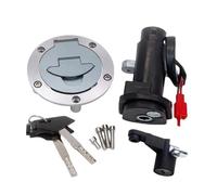 Interruptor de Encendido Juego De Llaves Contacto para Interruptor Encendido Y Cerradura Arranque para Tapa Tanque Gasolina Motocicleta para Yamaha R15/V3 2015-2016