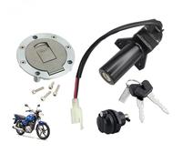 Interruptor De Encendido Moto Para Jianshe Para YBR125 Para JYM125 Para YMH125 Arranque Llave Interruptor Encendido Tapa Tanque Combustible Cerradura Asiento Barril Encendido(B)