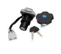 Interruptor de encendido Para RZ125 Para RZ250 Para RZ350 Interruptor Encendido Motocicleta + Juego Llaves Bloqueo Tapas Tanque Combustible cerradura de encendido(1 juego)